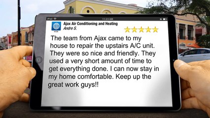 HVAC Companies Bannockburn – Ajax Air Conditioning and Heating Incredible 5 Star Review