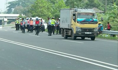 Satlantas Polres Bogor Berlakukan Sistem Satu Arah