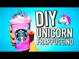 DIY Unicorn Frappuccino, Mine VS Starbucks'