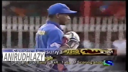 Robin Singh Gets DANGEROUS Jayasuriya & Kaluwitharana GAME 6 AIWA CUP 1999 (COLOMBO)*RARE GOLD*