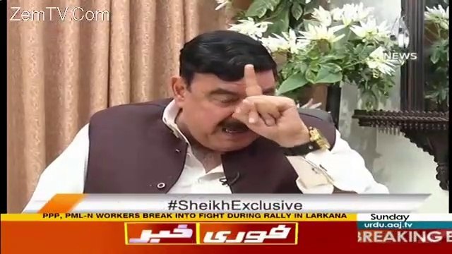 Nawaz Sharif Kay Paas Anchors Khatam ho Gaye, Agay Chalo, Channel Muted Sheikh Rasheed