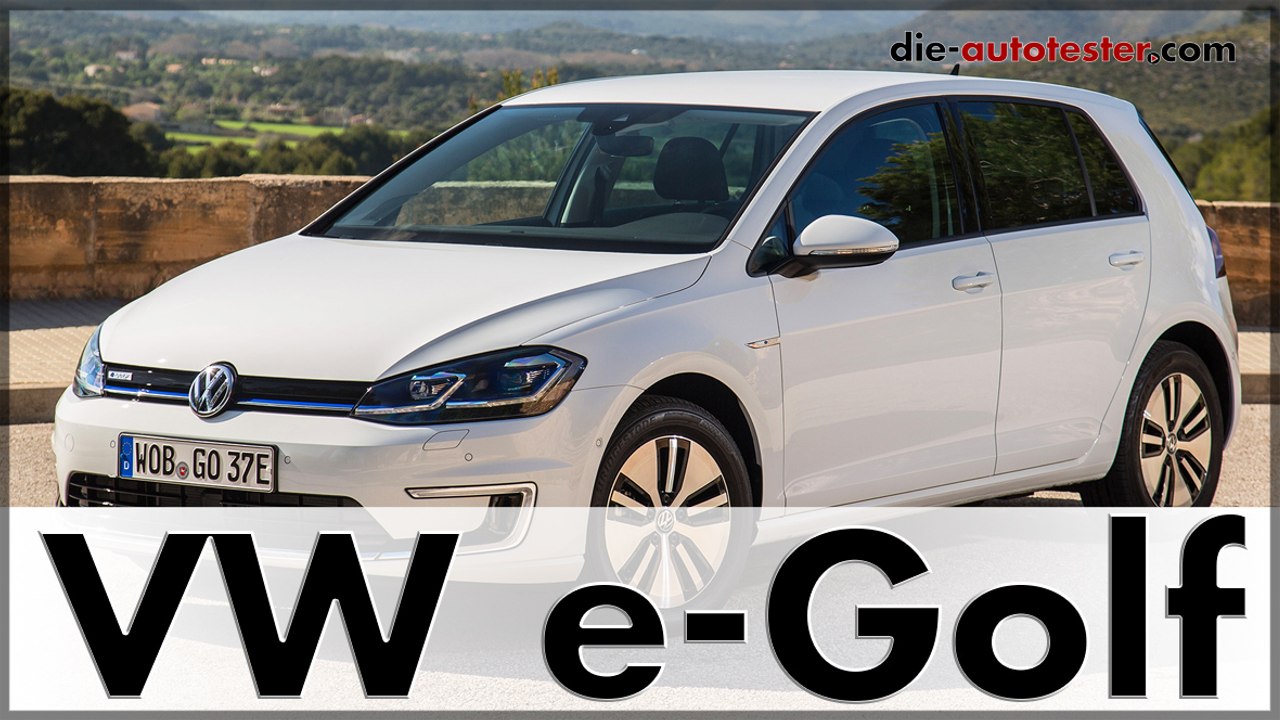 Volkswagen e-golf & vw golf r  test & fahrbericht 2017 mallorca