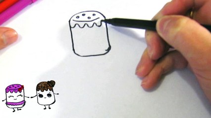 Kак нарисовать каваи. Как нарисовать маш меллоу зифирки