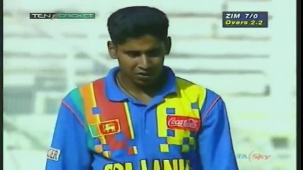 Zimbabwe vs Srilanka COCA COLA CUP 1998 (SHARJAH)*RARE HIGHLIGHTS*