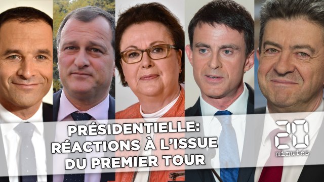 Présidentielle: Les réactions des politiques à l'issue du premier tour