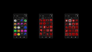 Red Icon Pack for Android Phones and Tablets FREE