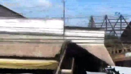 Nehir evleri böyle yuttu