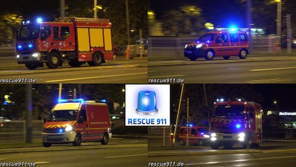 [Mâcon] Sapeurs Pompiers - FPTSR 1, FPTSR 2, VL 1, VL 2, VSAV 1, VSAV 2