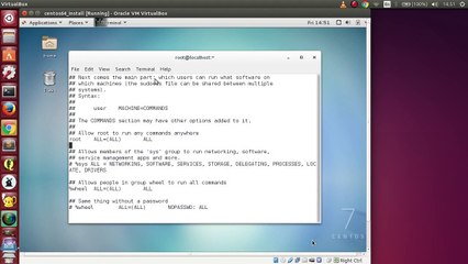 Centos 7 problem - users is not in the sudoers file. This incident will be reported