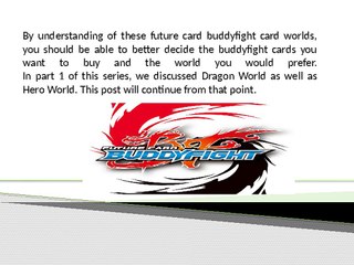Different Worlds in Future Card Buddyfight (Part2)