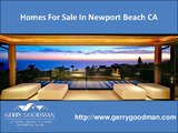 Homes For Sale In Newport Beach CA
