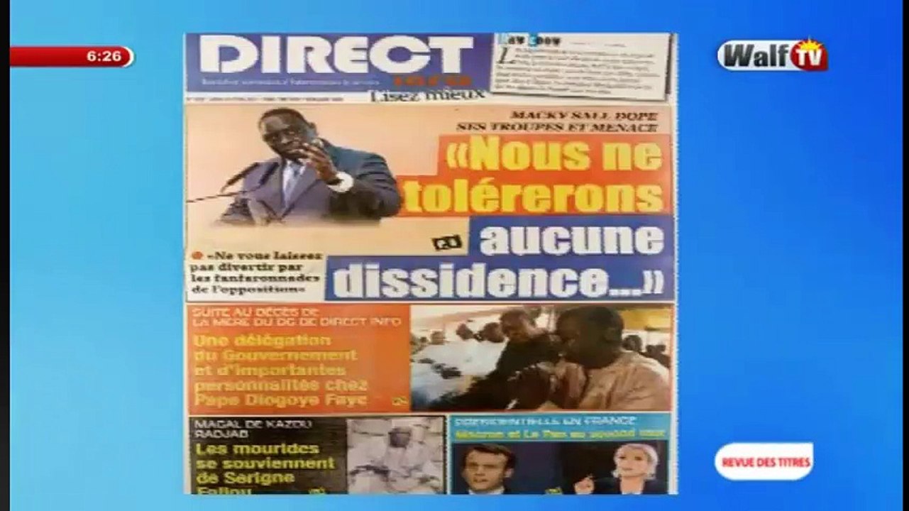 revue walf tv