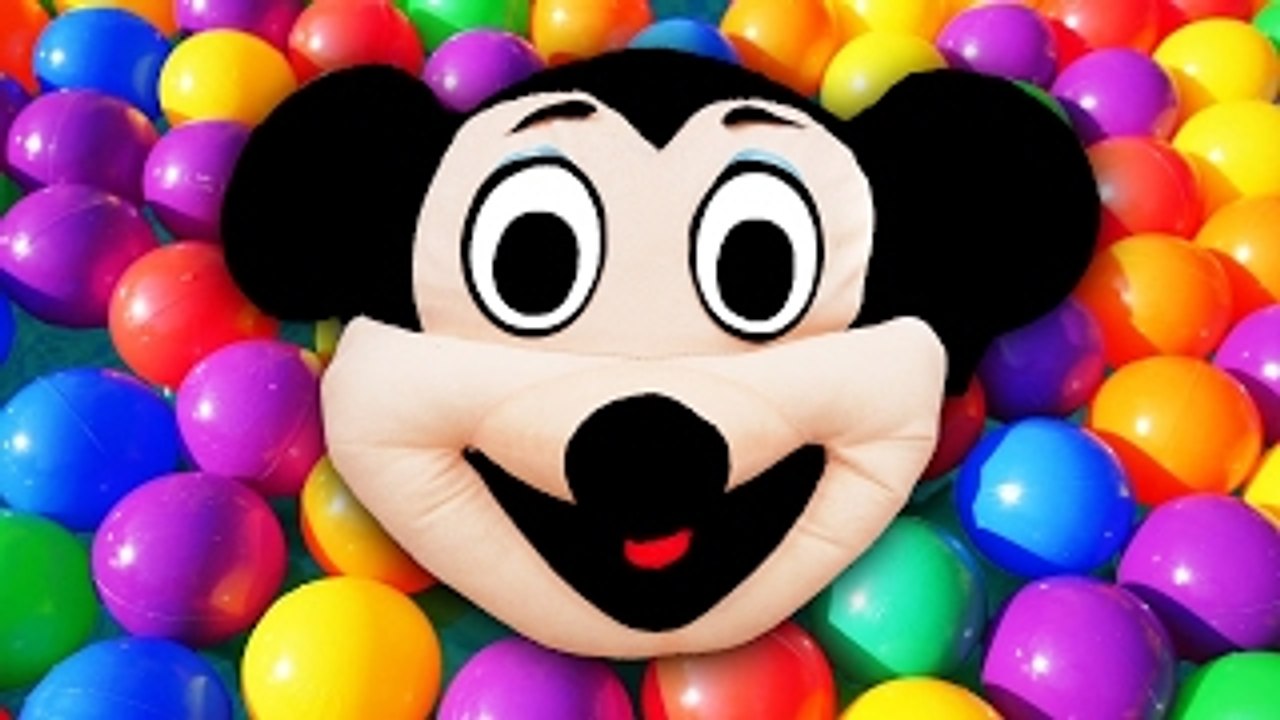 Mickey Mouse BALL PIT SHOW for Kids w/ Spiderman Venom Joker Colors Children Toys Hulk in