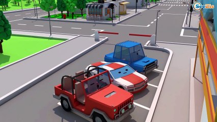 Sport Cars Racing in the street & 3D Crashed  Video For Kids
