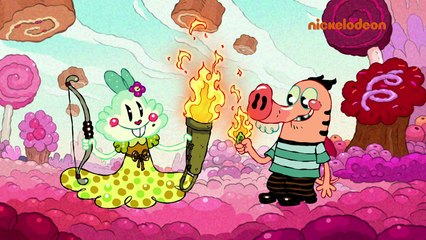 Cochon, Chèvre, Banane, Criquet | Les cornichons en feu | NICKELODEON