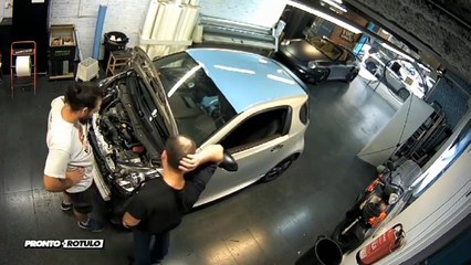 Vinilado Aston Martin Cygnet imagen Gulf - Car Wrapping by Pronto Rotulo