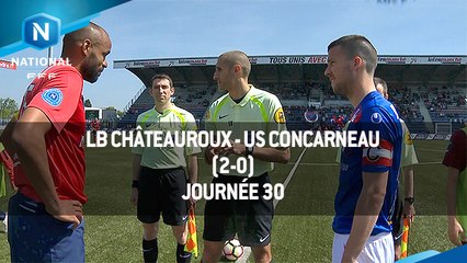 J30 : LB Châteauroux - US Concarneau (2-0), le résumé