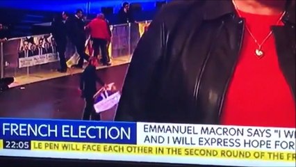 Une fan d'Emmanuel Macron buzz sur le net avec sa danse de la victoire en direct à la TV
