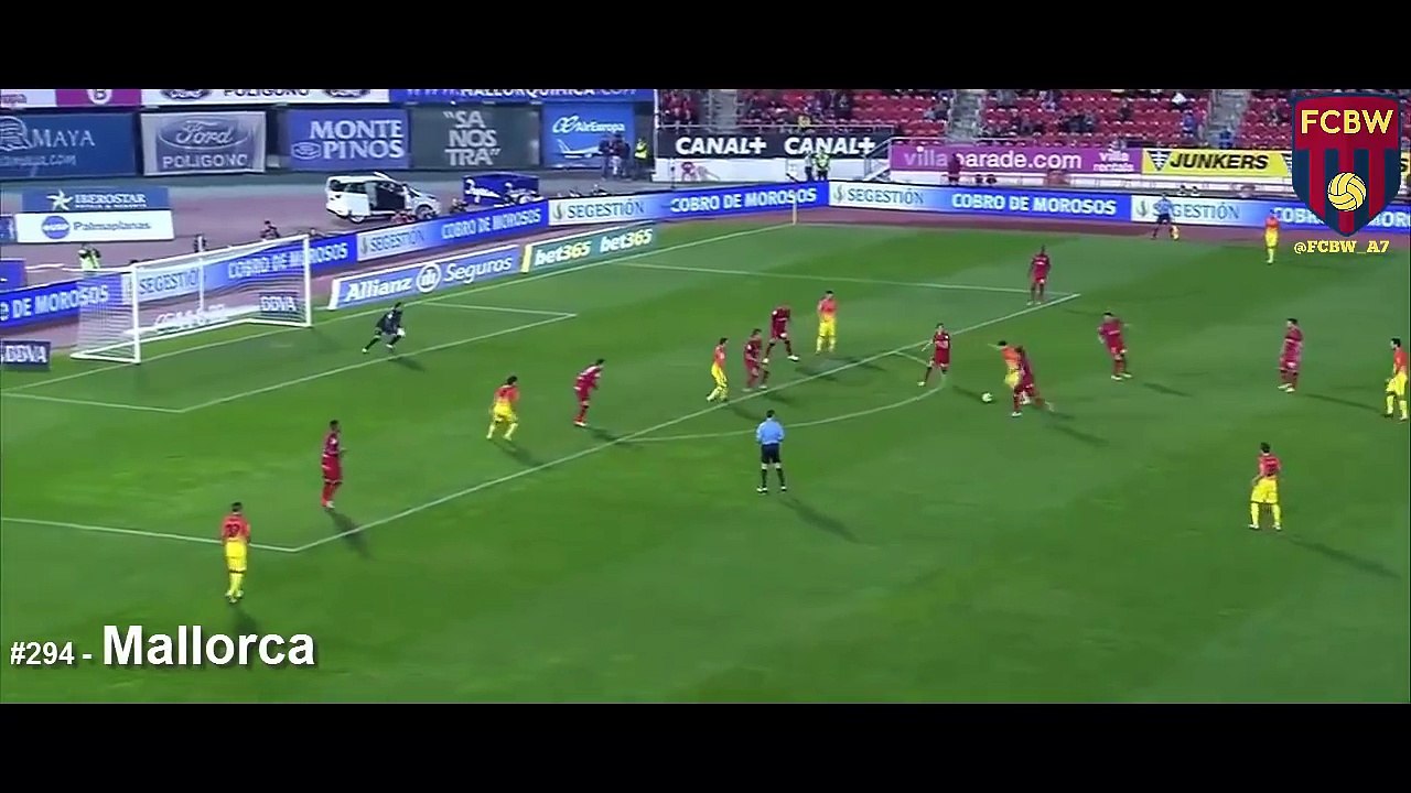 Lionel Messi - All 500 Goals with FC Barcelona - 2004 - 2017