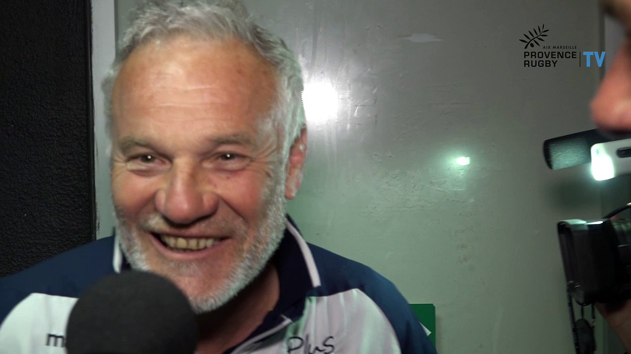 Xavier Pemeja après Provence Rugby / Nevers (Demi-finale aller 22/04/17)