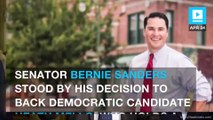Bernie Sanders defends his support for anti-abortion mayoral candidate