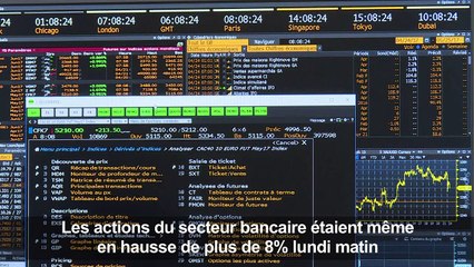 Macron: la Bourse de Paris ouvre en forte hausse