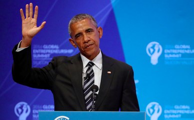 Obama meets with at-risk youth before first major post-presidency speech