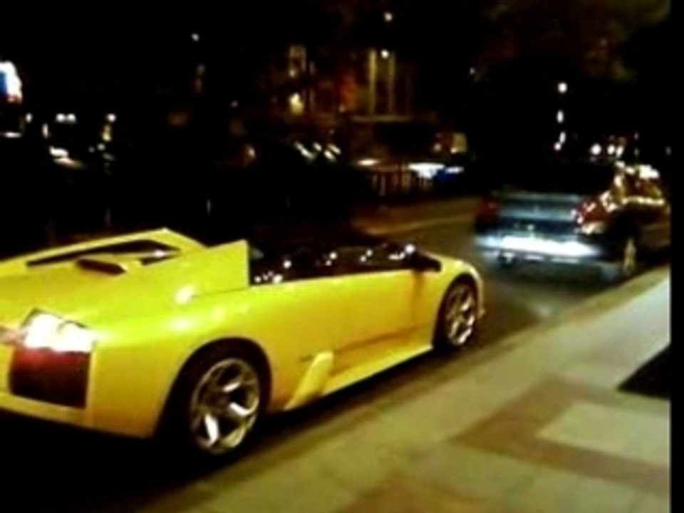 Murcielago Roadster bref moment de frisson