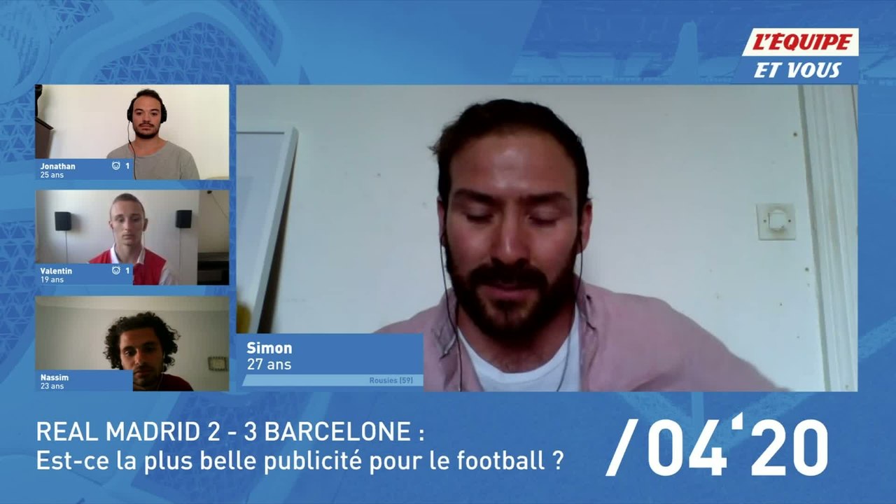 Foot - L'Equipe et vous (extrait) : Le Clasico, la plus belle publicité pour le football ?