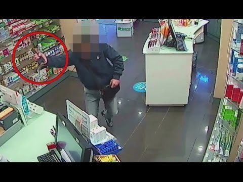 Roma - Tradito da tatuaggio sul collo, arrestato rapinatore di farmacie (24.04.17)