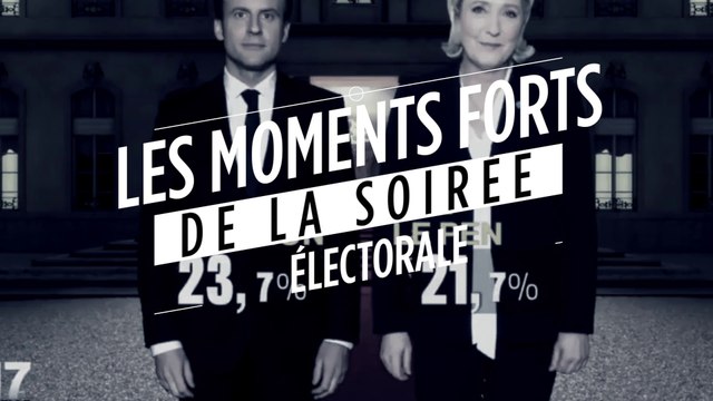 Les moments forts de la soirée électorale