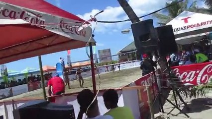 Filipina Volleyball at Paraw Regatta ~ Villa Beach ~ Iloilo City, Philippines