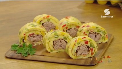 خفيف ظريف : رولي بالتونة والجبن و الخضر - Samira TV