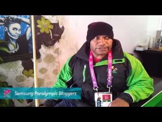 Samsung Blogger - Papua New Guinea athletes chilling out in the Globe,Paralympics 2012