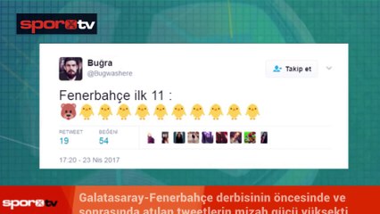 Derbi sonrası atılan ilginç tweetler