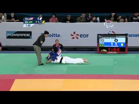 Judo - USA vs BRA - Women +70 kg Quarterfinals - London 2012 Paralympic Games