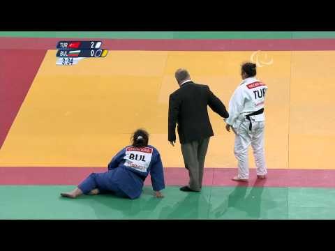 Judo - TUR vs BUL - Women +70 kg Quarterfinals - London 2012 Paralympic Games