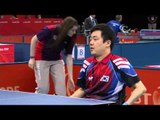Table Tennis - GER vs KOR - Men's Singles - Class 1 Group B - London 2012 Paralympic Games
