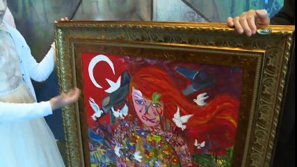 Küçük Dilara’dan Cumhurbaşkanı Erdoğan’a Anlamlı Hediye