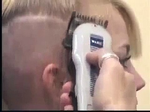 Hair Chop ! - Long hair chopped !!! Pixie hair cut - long haircut video4