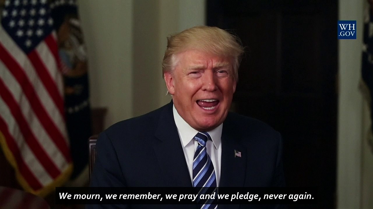 'Never again': Donald Trump mourns Holocaust victims