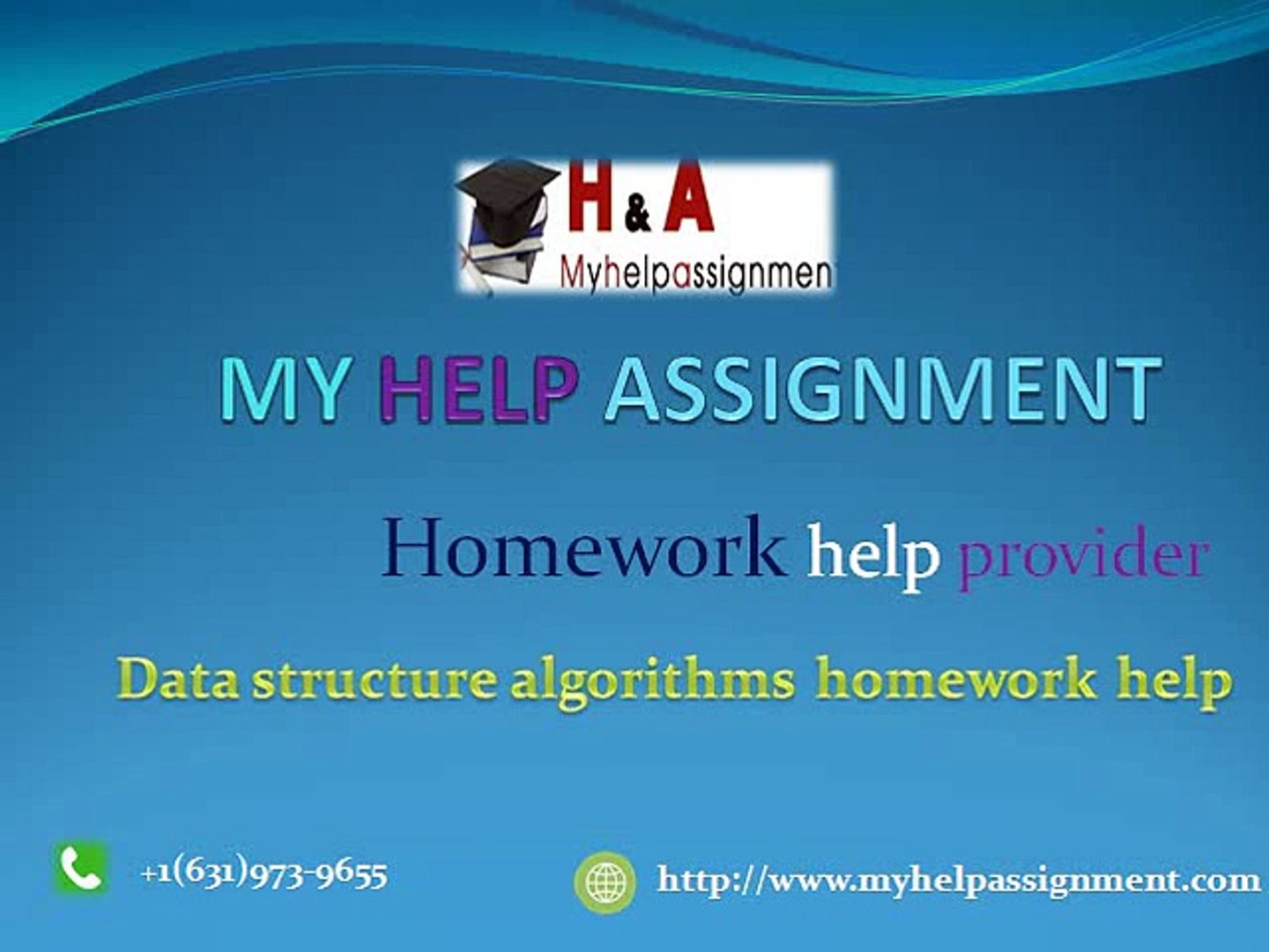 Data structure algorithms homework help