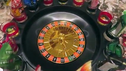 GROSS! Roulette Candy Challenge w Extreme Sour Warheads Candy - Shasha and Shiloh