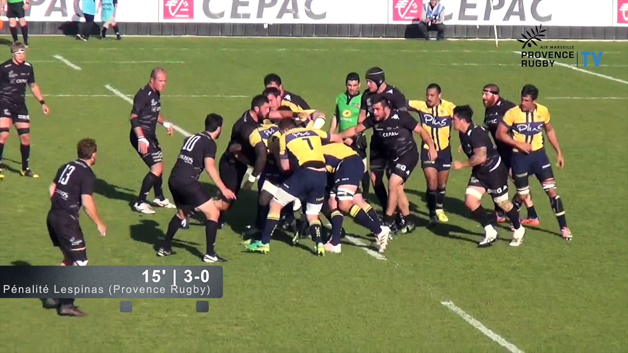 Provence Rugby / Nevers (1/2 finale) - le 1'