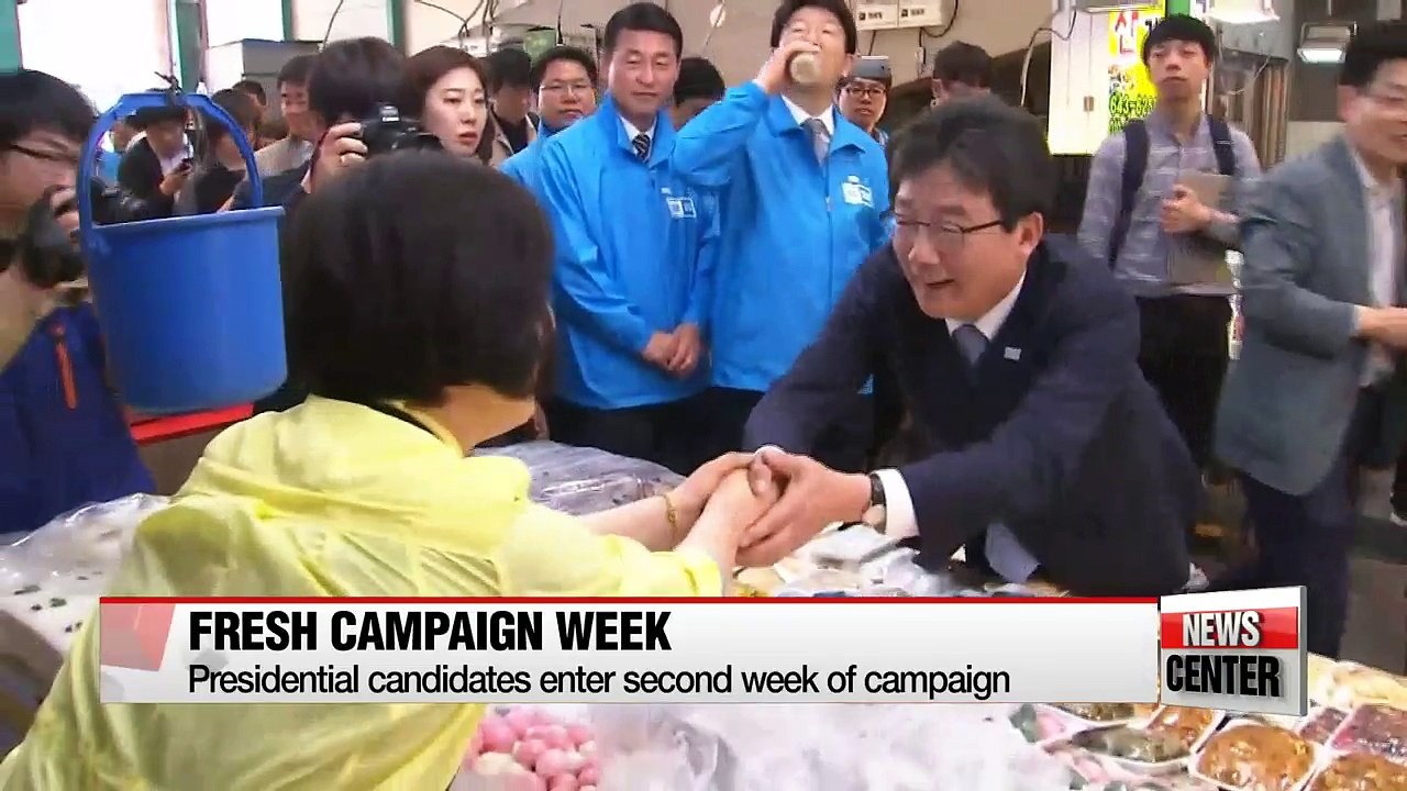 Presidential hopefuls sweep through nation, entering week-2 of official campaign period