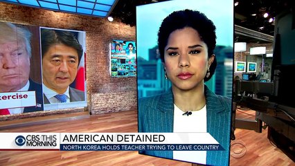 North Korea detains American trying to leave country