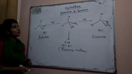Retention, inversion and racemic mixture with example