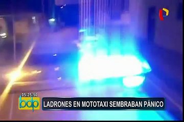 Tarapoto: capturan a ‘raqueteros’ tras intensa persecución