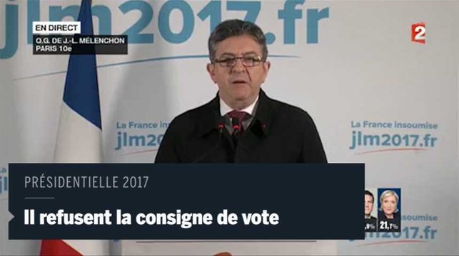 Présidentielle 2017 : A l'extrême gauche comme à droite, tout le monde n'appelle pas à faire barrage au Front national.