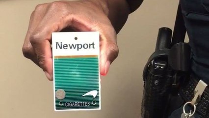 Un taser caché dans un paquet de cigarettes